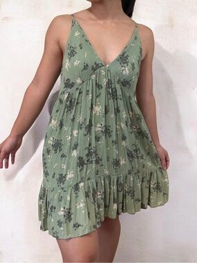 Eden in Love Sage Green Mini Sundress